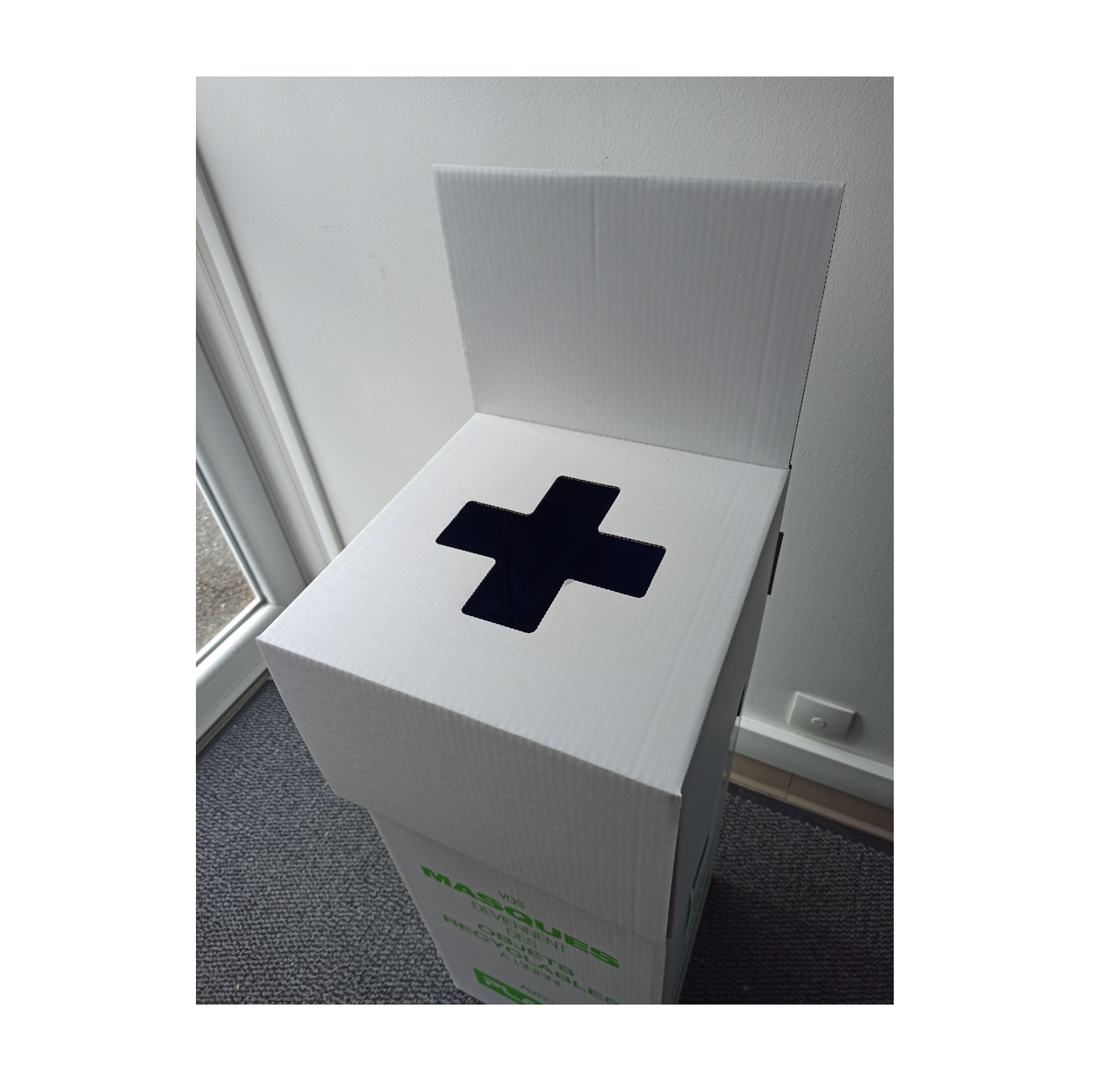 Couvercle pour Boîte Qui Recycle Pour De Vrai